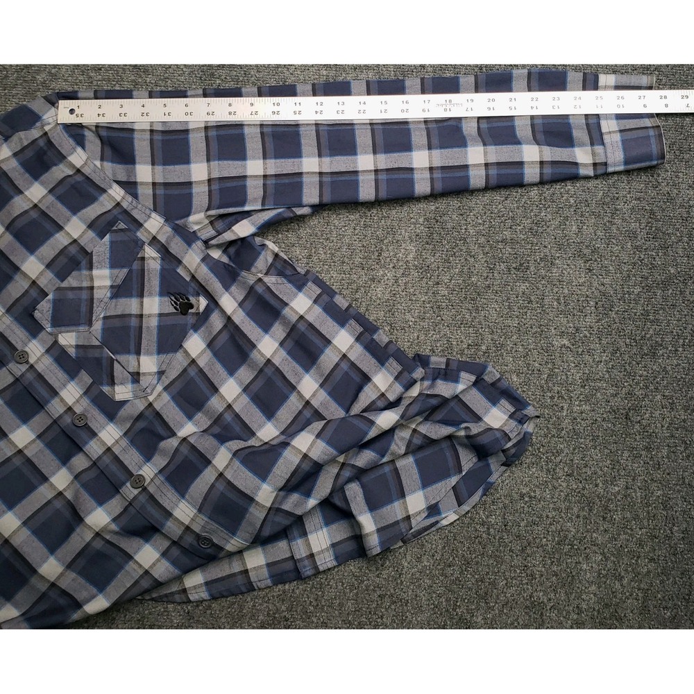 Duluth Trading Alaskan Hardgear PAIR Shirts Mens Large Tall Slim Fit Poly Wool - Picture 11 of 14